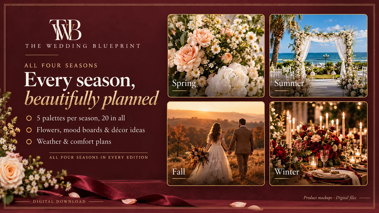 Seasonal Style Packs: Every season, beautifully planned: all four in every version