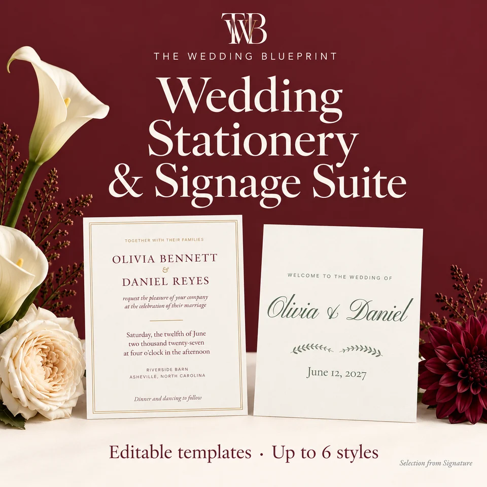 The Wedding Stationery & Signage Suite cover
